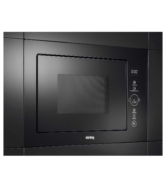Встраиваемая микроволновая печь Korting KMI 825 TGN черный, 25 л, 900 Вт, переключатели - сенсор