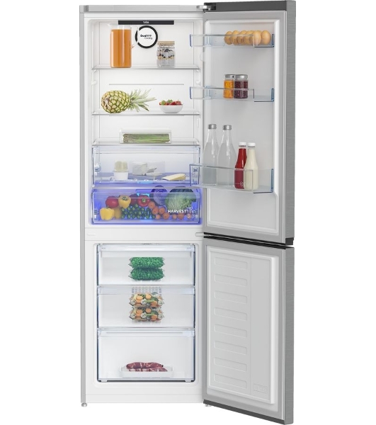 Холодильник Beko B3RCNK362HX нержавеющая сталь двухкамерный 220/100л морозилка снизу Total No Frost