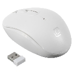 Мышь беспроводная Oklick 505MW белый, 1000 dpi, радиоканал, USB, кнопки - 3, фото 1