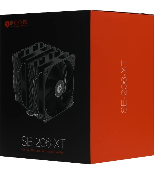 Кулер ID-COOLING SE-206-XT черный 120мм алюминий/медь 1800rpm 35db 4-pin 250W 156мм