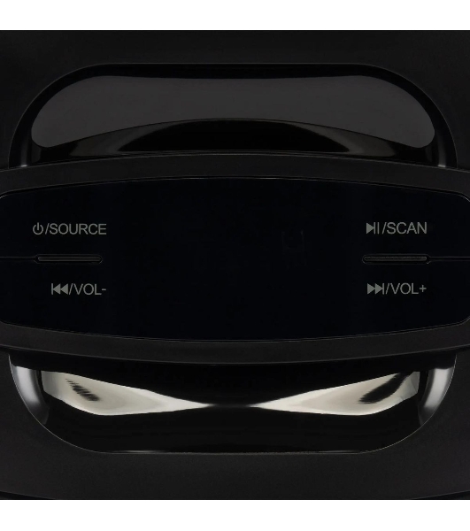 Микросистема Hyundai H-MS1404 черный 30Вт FM USB BT SD