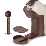 Кофеварка капсульная Kitfort КТ-7448 коричневый/бежевый, исп. кофе - капсулы/молотый, 1 л, 1400 Вт, 19 Бар., фото2