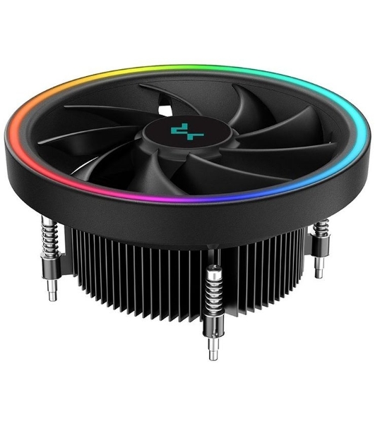 Кулер для процессора DEEPCOOL UL551 черный,(только сокет 1700), 136 мм, алюминий, 1800 об/мин, 26.8 дБ, 4 pin, 95 Вт, 71 мм