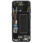 Дисплея для Samsung Galaxy S22 Ultra SM-S908B в сборе с тачскрином ServicePack, черный (GH82-27488A), фото2