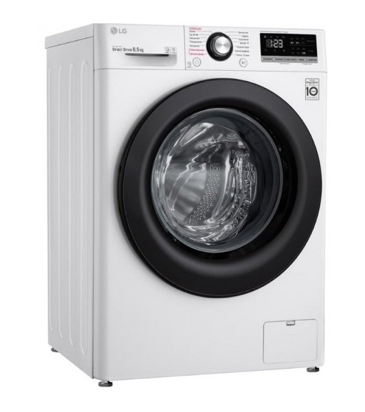 Стиральная машина LG F2V3PS6W белый, загрузка фронтальная 8 кг, 1200 об/мин., класс: A