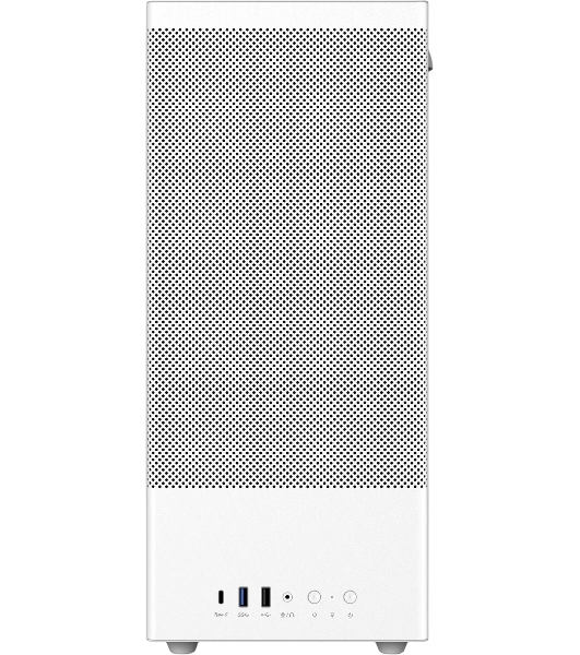 Компьютерный корпус ACD Citadel 108W ATX, Type-C + 2XUSB ports + HD audio combo, Mesh, TG, белый