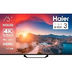 Телевизор Haier 75' DH1WVFD03RU S2 Pro черный HQLED 4K UHD 60Hz Smart TV 2GB/32GB, фото 1