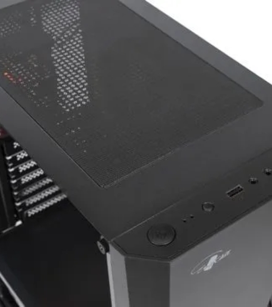 Компьютерный корпус ATX Eurocase A39 ARGb черный без БП закаленное стекло USB 3.0