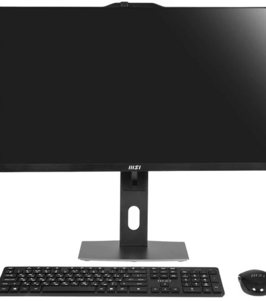 Моноблок MSI Modern AM272P 1M-687XRU 27' Full HD Core 7 150U (1.8) 32Gb SSD 1Tb Graphics noOS GbitEth WiFi BT 120W клавиатура мышь Cam черный 1920x1080 (9S6-AF8231-687/9S6-AF8231-1023)