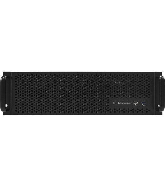 Серверный корпус ExeGate EX293905RUS Pro 3U450-09 (RM 19', высота 3U, глубина 450, БП 2U-1000ADS, USB)
