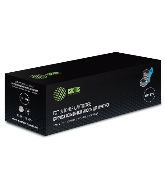 Картридж лазерный Cactus CS-TK1170-MPS черный (12000 стр.) для Kyocera Ecosys M2040dn/M2540dn/M2640idw