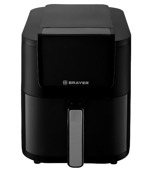 Аэрогриль Brayer 2041BR черный, 1500 Вт, 5 л, сенсор, 8 программ