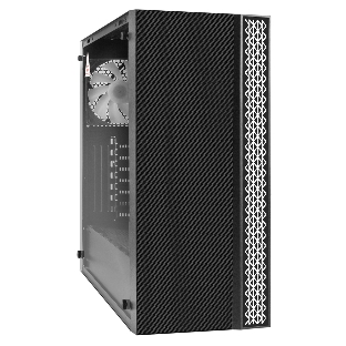 Компьютерный корпус Miditower ExeGate EVO-9211-500NPX (ATX, БП 500NPX с вент. 12см, с окном, 2хUSB+1хUSB3.0, HD аудио, черный, 1 вент. с RGb подсветкой)