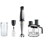 Блендер погружной Braun Multiquick 7 MQ7075X черный, 1000 Вт, плавная регулировка, турбо, фото 1
