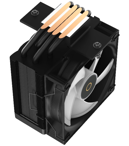 Кулер для процессора Ocypus Gaммa A40 BK ARGb черный 100мм алюминий+медь 2400rpm 29.5db 4-pin 200W 133мм