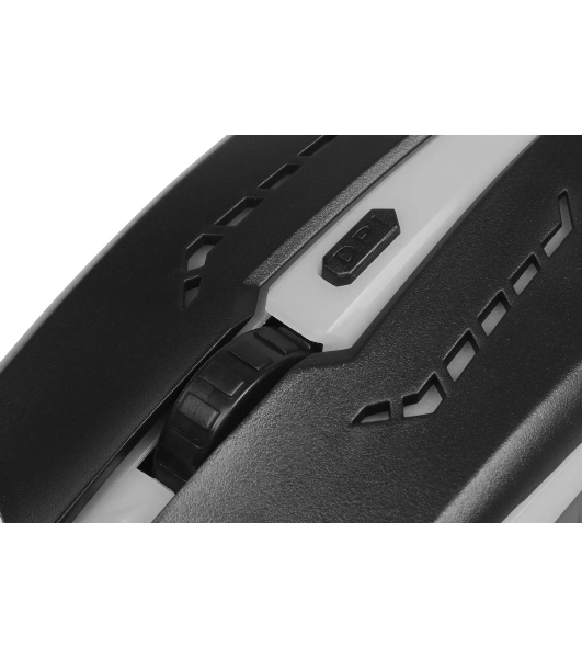 Мышь проводная Defender Hit MB-601 черный, 1200 dpi, USB, кнопки - 4