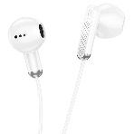 Проводные наушники Borofone BM89 Surpass белый, вкладыши, фото3
