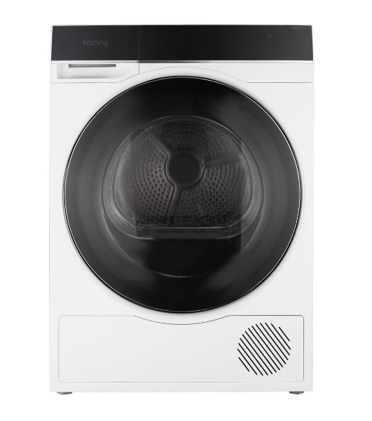 Сушильная машина Korting KD 69IHP10 белый, 10 кг, сушка - конденсационная, программ - 12, 59.5 x 85 x 62.7 см