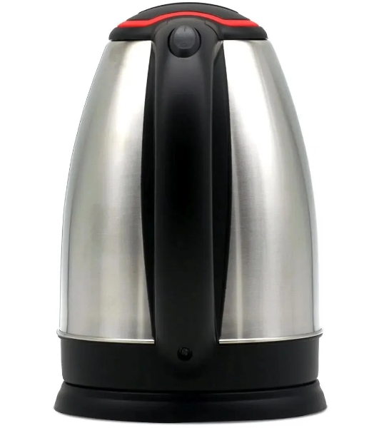 Электрочайник Blackton Bt KT1810S сталь-красный, 1.8 л, 1850 Вт, скрытый нагревательный элемент