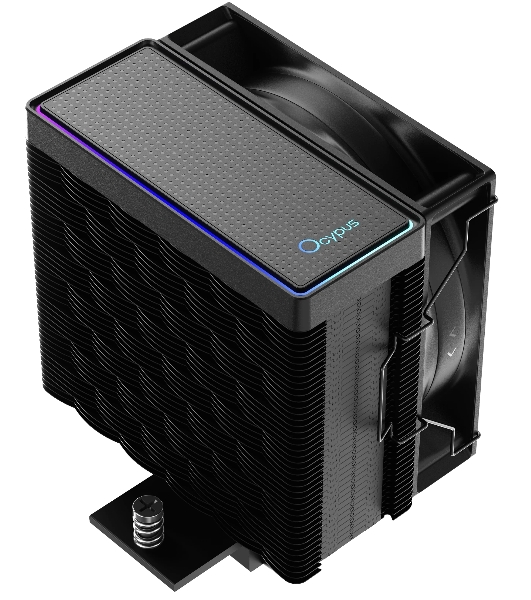 Кулер для процессора Ocypus Gaммa A40 BK ARGb черный 100мм алюминий+медь 2400rpm 29.5db 4-pin 200W 133мм