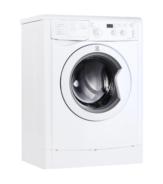 Стиральная машина Indesit IWSD 6105 B (CIS).L белая, загрузка фронтальная 6кг, 1000 об/мин., класс: A