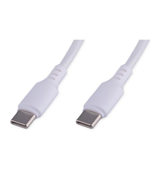 Кабель USB2.0 Cablexpert CC-USB2-CMCM-100-1M-W, Type-C/Type-C, 5A, 100Вт, PD/QC3.0, медь, 1м, белый, пакет