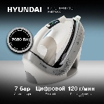 Парогенератор Hyundai H-SSP2600 2600Вт белый/серебристый, фото17