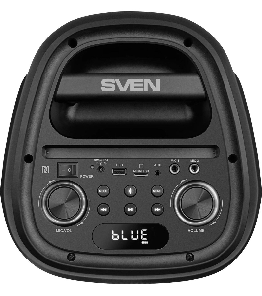 Колонка портативная SVEN PS-800 черный 100W 2.0 BT 10м 4400mAh