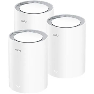 Бесшовный Mesh роутер Cudy M1800(3-Pack) AX1800 10/100/1000BASE-TX белый (упак.:3шт)