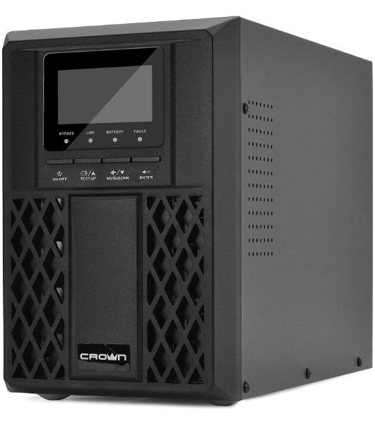 Источник бесперебойного питания Crown CMUOA-350-1K EURO/1000 ВА/900 Вт/2xCEE 7/3 (Schuko) (евророзетка)