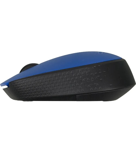 Мышь беспроводная Logitech M171 синий, 1000 dpi, радиоканал, USB, кнопки - 3