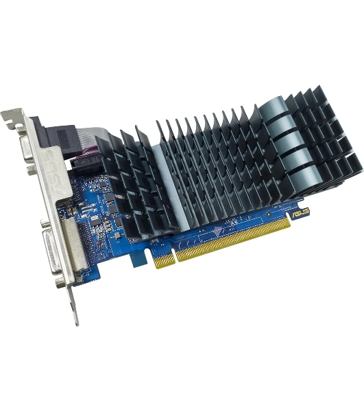 Видеокарта Asus PCI-E GT710-SL-2GD5-BRK-EVO NVIDIA GeForce GT 710 2Gb 64bit GDDR5 954/5012 DVIx1 HDMIx1 CRTx1 HDCP Ret low profile