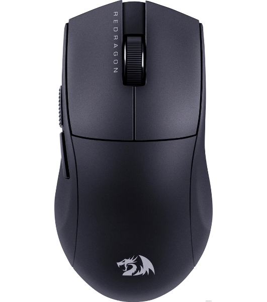 Мышь беспроводная Defender Redragon K1ng 4K Pro черный, 26000 dpi, радиоканал, Bluetooth, USB, кнопки - 5