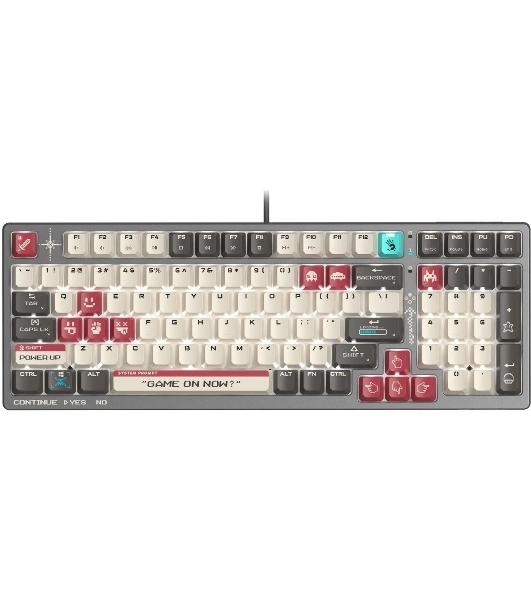 Клавиатура A4Tech Bloody S98 Pixels Red проводная USB серый/бежевый