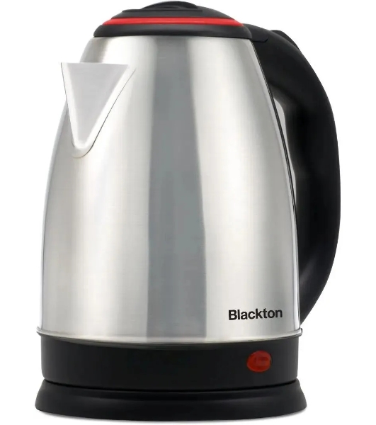 Электрочайник Blackton Bt KT1810S сталь-красный, 1.8 л, 1850 Вт, скрытый нагревательный элемент