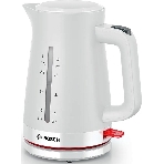 Электрочайник Bosch TWK3M121 белый, 1.7 л, 2400 Вт, скрытый нагревательный элемент, фото 1