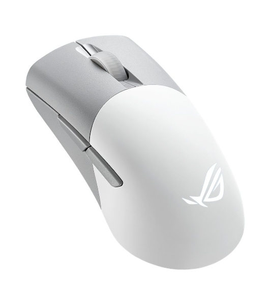 Мышь беспроводная/проводная ASUS ROG Keris Wireless AimPoint белый, 36000 dpi, радиоканал, Bluetooth, USB, кнопки - 5