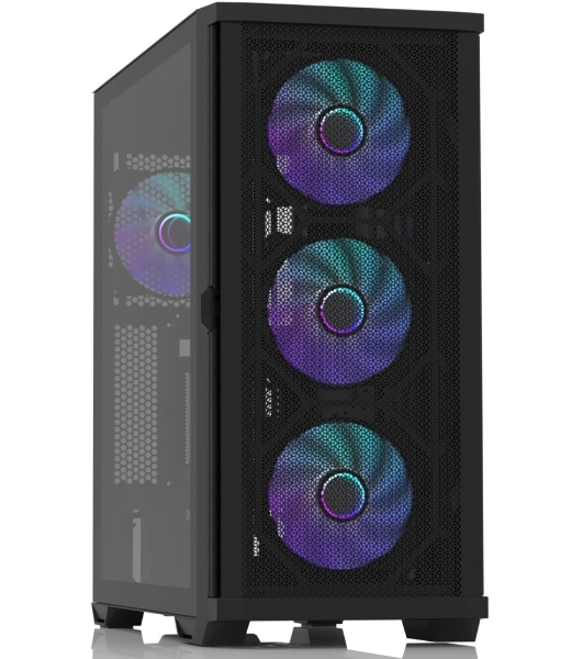 Компьютерный корпус ZALMAN Z10 DUO, ATX, BLACK, WINDOW, 2x3.5', 2x2.5', 2xUSB3.0, 1xUSB 3.1 Type-C, FRONT 3x120мм Infinity Mirror ARGb, REAR 1x120мм Infinity Mirror ARGb, replaceable front panel