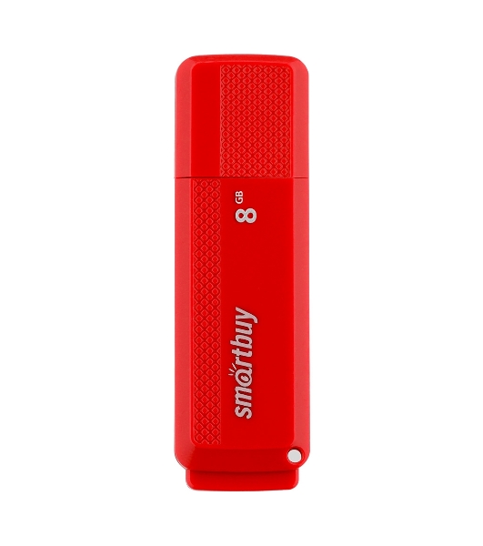 Флешка USB Smartbuy DOCK RED (SB8GBDK-R), 8Gb, USB 2.0, R/W 15/5, красный