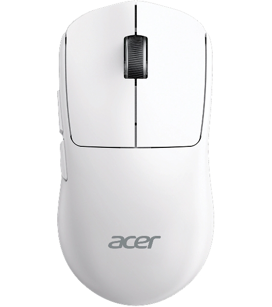 Мышь беспроводная/проводная Acer OMR401 белый, 12000 dpi, радиоканал, Bluetooth, USB, кнопки - 5