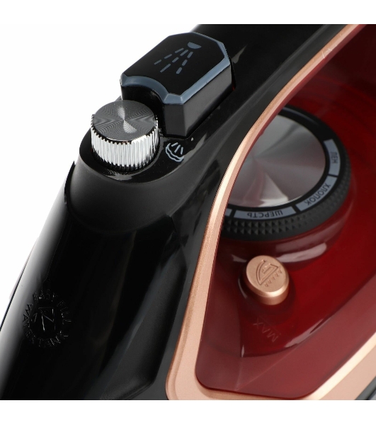Утюг Centek CT-2313 красный, 2400 Вт, 50 г/мин, 185 г/мин, 350 мл