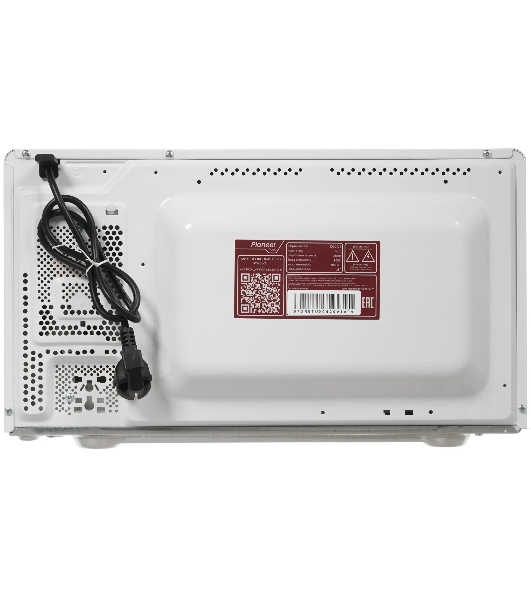 Микроволновая печь Pioneer MW356S белый, 23 л, 800 Вт, переключатели - сенсор, поворотный механизм