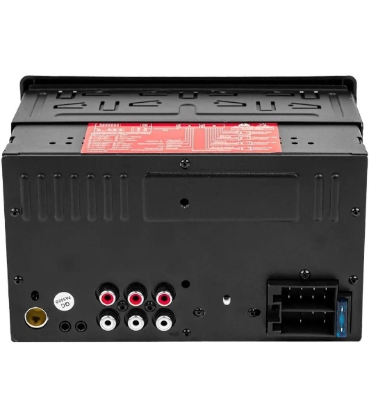 Автомагнитола ACV ADX-211BM, 2 DIN, Bluetooth, USB Type-A, AUX, пульт ДУ