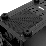 Компьютерный корпус без блока питания Case HSPD M540, Mesh Mid Tower, черный, TG, 0.45 SPCC, no fans, ATX, mATX, mITX, 160/300/150мм, 2x2.5', 2x3.5', 7xPCI, 1xUSB-A 3.0, 2xUSB-A 2.0, 365x216x405мм, фото2