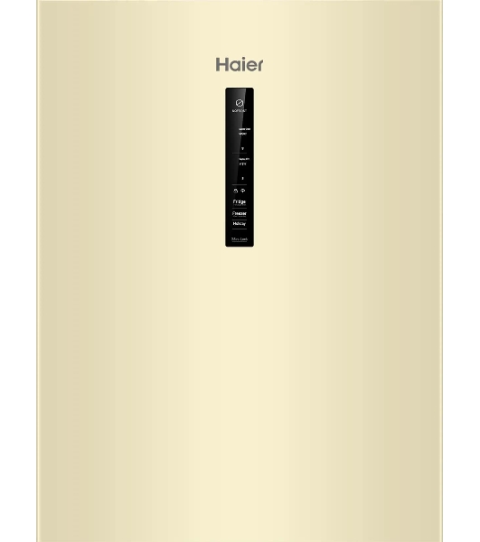 Холодильник Haier CEF536CCG бежевый двухкамерный 240/105 л морозилка снизу, No Frost