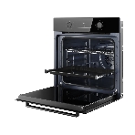 Духовой шкаф Kuppersberg HO 606 P Black line, High-Tech, 78 л, поворотное управление, утапливаемые переключатели, дисплей, таймер, 6 режимов, макс. температура 310 градусов, телескопические направляющие (на 1 уровень), цвет черный, цвет фурнитуры черный, фото3