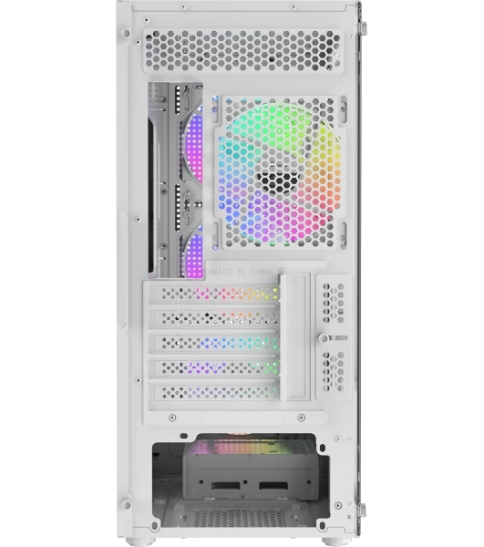 Компьютерный корпус Ocypus Gaммa C50 WH ARGB, MATX, USB 3.0*1+USB 2.0*2, FRONT 3x120мм ARGB, REAR 1x120мм ARGB