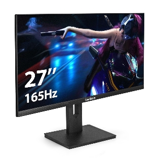 Монитор 27' ExeGate Combat EG2707C IPS 1920x1080, 165 Гц, 1 мс, 16:9, 250 кд/м2, 1xHDMI, 1xDP, USB, 1x3.5 мм, черный