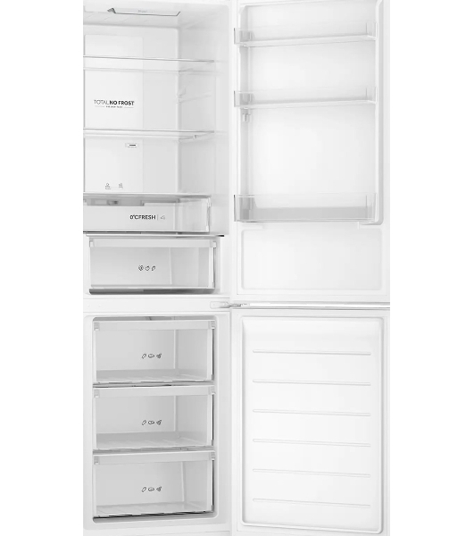 Холодильник Haier CEF536CCG бежевый двухкамерный 240/105 л морозилка снизу, No Frost