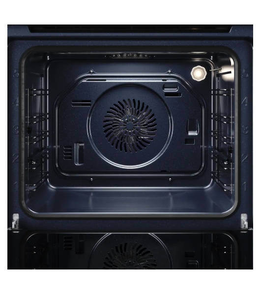 Духовой шкаф Kuppersberg HO 606 P Black line, High-Tech, 78 л, поворотное управление, утапливаемые переключатели, дисплей, таймер, 6 режимов, макс. температура 310 градусов, телескопические направляющие (на 1 уровень), цвет черный, цвет фурнитуры черный